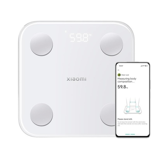 [11357] Xiaomi S400 Body Composition Scale Precision Health Tracking with 25 Indicators Dual Frequency Technology and Family-Friendly Insights |MJTZC01YM|