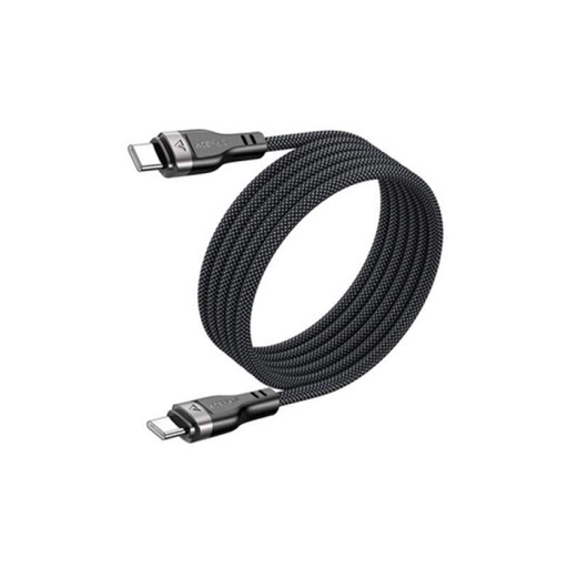 [11379] ACEFAST High Power 60W 1.2m Anti-Tangle Magnetic USB-C to USB-C Fast Charging Data Cable |C11-03|
