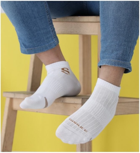 [11413] Spruce 6 Pairs Short Size Anti Odor Nano Technology Protected Comfortable and Stylish Socks