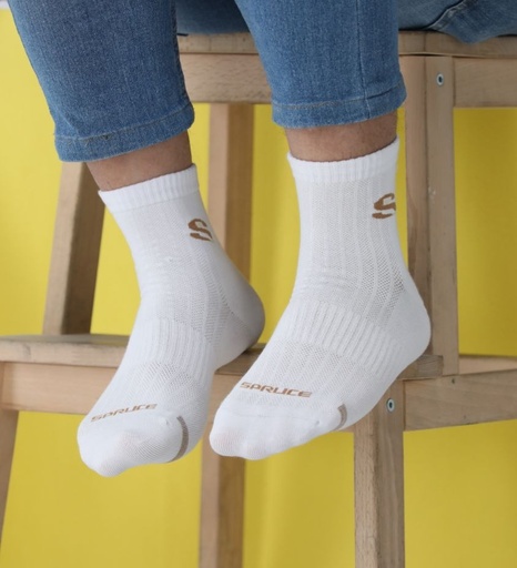[11414] Spruce 6 Pairs Long Size Anti Odor Nano Technology Protected Comfortable and Stylish Socks