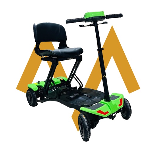 7MD High Performance Four Wheel Automatic Folding Electric Mobility Scooter for Disabled Persons with Remote Control