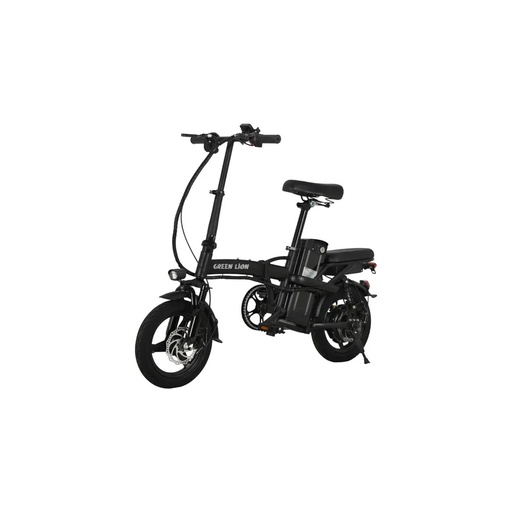[11443] Green Lion Electric Bike 35km/h 350W Brushless Powerful Motor 48V Battery 15° Climbing Ability Disc Gears and Phone holder |GBK-100|