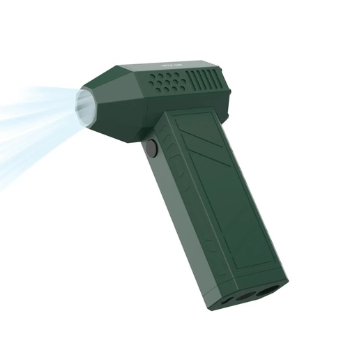 [11457] Green Lion JetPro Blower 2 High-Speed Brushless Motor 130000 RPM 4 Gears LED Floodlight for Sensitive Electronics Cleaning |GNJPBLWR2GN/GY|