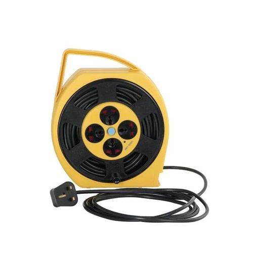 [11458] مقبس طاقة Green Lion 15M بأربع منافذ عالمية، سلك نحاسي نقي، مقبض محمول |GS-350||GNGS350PSYL|