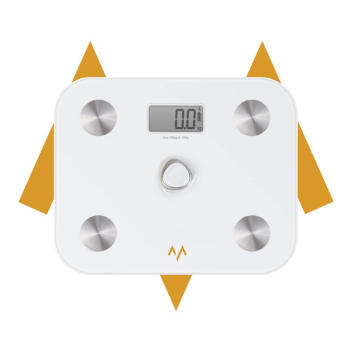 [11475] 7MD Scale Smart Digital Scale with 180kg Capacity BMI & Body Composition Analyzer Bluetooth 4.0 Connectivity with AirScale App |7MD2456|