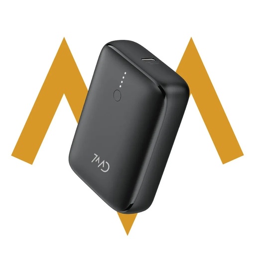 [U173] مستعمل  | الريشة | باور بانك 10000mAh من 7MD | شحن سريع | منفذ مزدوج | خفيف الوزن | حجم صغير | جودة ممتازة | ضمان سنتين | 7MD-P32 |