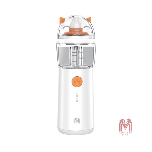 [11481] Mommy & Me Electric Pressure Spray Nasal Washer by 7MD Portable IPX7 Waterproof Four Speeds 20ml Tank Ultra Quiet & Comfortable |JQ-P09U|
