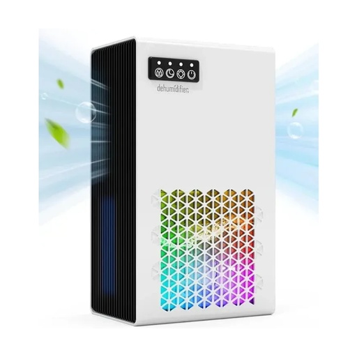 [11506] Efficient Portable Dehumidifier 0.75 Gallon Tank Auto Shut Off Odor Elimination Compact Energy Saving for Home & Offices |ZQB-201|