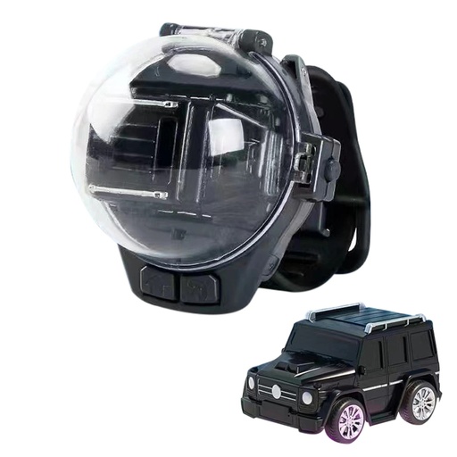 [11515] Remote Control Mini Watch Racing Car Toy 5.0GHz Long Range RC Car with USB Charging Dustproof Cover & Silicone Strap