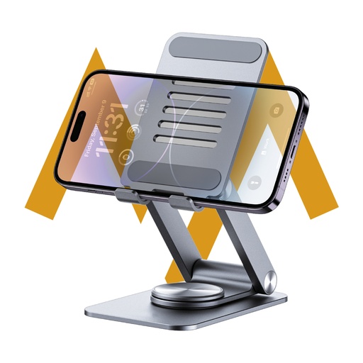 [11527] 7MD Foldable Multi Angle Desktop Stand  360° Rotation Adjustable Aluminum Alloy Holder for Phones |7MD2487|