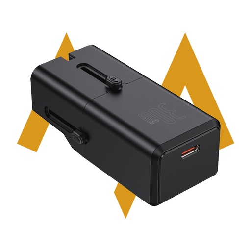 [11528] 7MD PD30W GaN Fast Charger Compact Multi Plug Mini Size Adapter 30W USB C Output Fireproof Material |7MD2483|