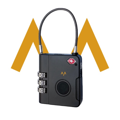 [11541] 7MD Smart Lock With Password TSA Approved Apple Find My Compatible Waterproof IPX65 Ultra Tough Alloy Body