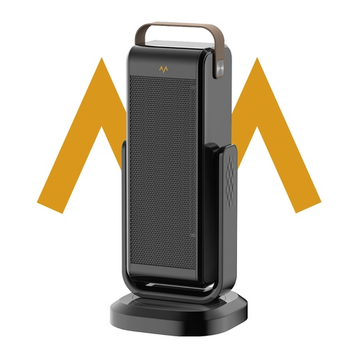[11559] 7MD Winter Heater Portable Electric PTC Heater with Adjustable Thermostat Remote Control Overheat & Tip Over Protection |HL-2000R9|