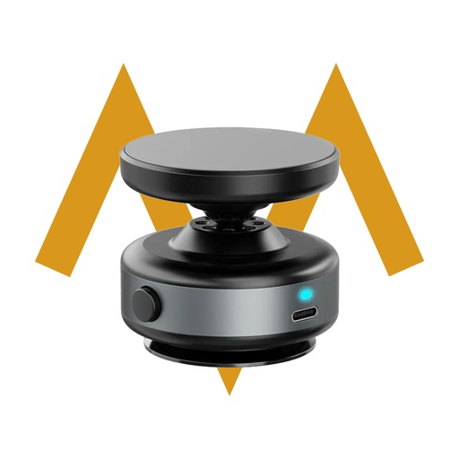 [11565] 7MD Vacuum Suction Phone Holder Smart Magnetic Mount Type C Charging Port Super Strong Grip Multi Scenario Use