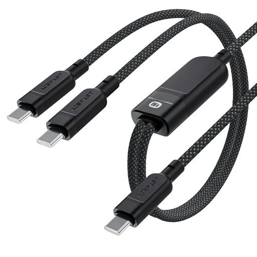 [11598] Acefast Fast Charging Data Cable USB C 50 2 USB C AI Intelligent Distribution High Power Aluminum Alloy and Nylon Braid |C5-11|