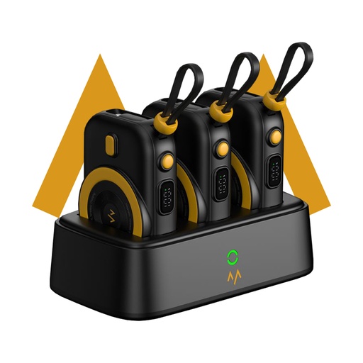 [11607] 7MD Three In One Super Fast Charging LED Display Magnetic Wireless Power Bank Station Plug In Charging Built In Cable 22.5W Super Fast Charging |7MD-32D|