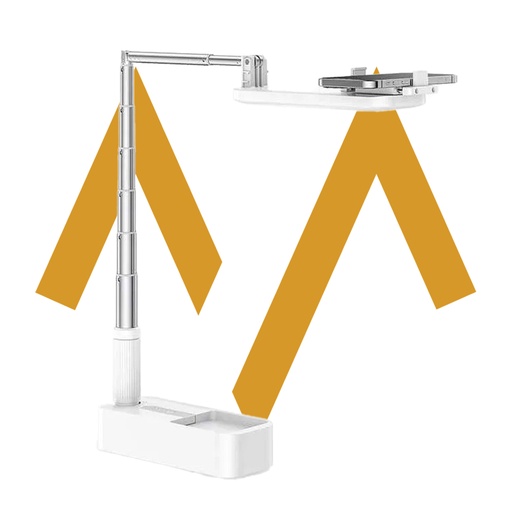 [11616] 7MD Multi Function Box Foldable Mobile Phone Holder with Remote Control 1000mAh Battery Full High Angle Shoot Dual Sided Fill Light for Content Creation Vlogging and Shooting