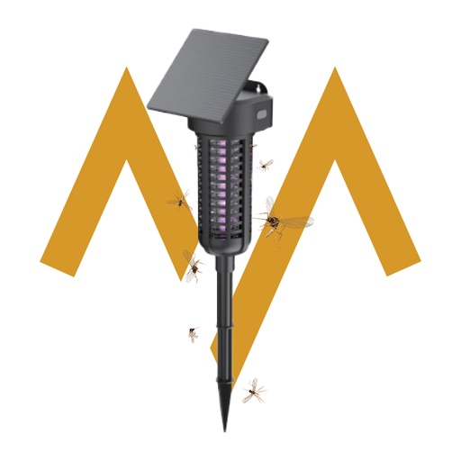 [11618] 7MD Solar Garden & Wall Mount Insect Killer 5W 800V UV LED Accurate Tracking Solar & USB Rechargeable Rainproof Design |7MD-Y40|