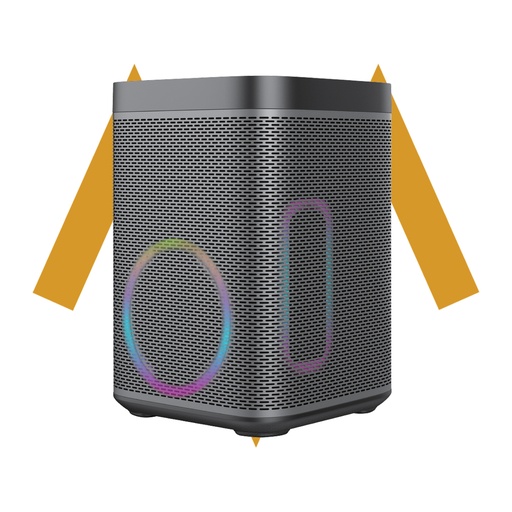 [11619] 7MD Outdoor Karaoke Power Supply Portable Bluetooth Speaker Flame Retardant Materials Large Capacity Battery OTG HD Digital Live Streaming Tweeter and Woofer |7MD-300|