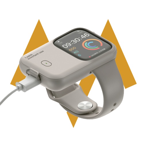 [11621] 7MD Watch Power Bank Case Wireless Charger Portable 1200mAh Battery Lithium Ion Polymer for Smartwatches