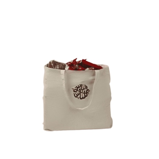 [GH021] Ghaith & Qalby Etmaan Foldable Annas Linnas Tote Shopping Bag Reusable Eco Friendly Cotton Lightweight with Interior Pocket