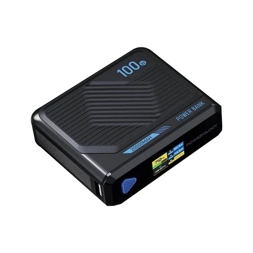 [11643] Powerology Ultra Mini 20000mAh Power Bank 100W PD 15W MagSafe Wireless Fast Charging Compact Laptop Charger |PP079||PPBCHA79|