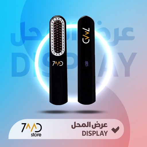 [U244] 🚨 DISPLAY PIECE 🚨 7MD Hair Auto Straighetner Portable & cordless design Rechargeable 5200 mAh Battery LCD temperature Display 30 Minutes Turn Off Safety Timer  |NASV-500 |