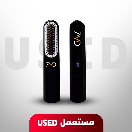 [U244] 🚨 USED 🚨 7MD Hair Auto Straighetner Portable & cordless design Rechargeable 5200 mAh Battery LCD temperature Display 30 Minutes Turn Off Safety Timer 🚨 Not Covered By Warranty 🚨