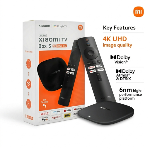 [11694] Xiaomi TV Box S 3rd Gen 4K Google TV with Dolby Vision DTS X HDR10 Plus WiFi Bluetooth HDMI