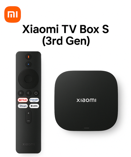 [11694] Xiaomi TV Box S 3rd Gen 4K Google TV with Dolby Vision DTS X HDR10 Plus WiFi Bluetooth HDMI