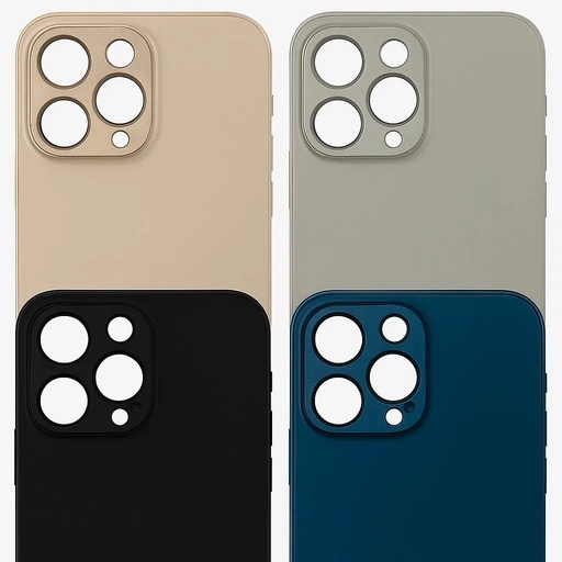 [11755] iPhone 15 Pro Max Silicone Case MagSafe Compatible with Built in Camera Lens Protector