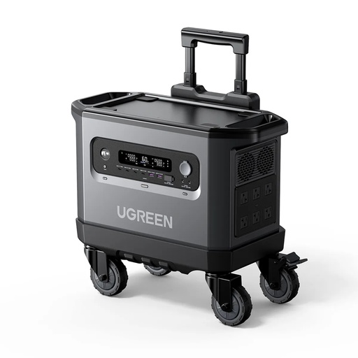 [11788] محطة الطاقة من UGREEN بسعة 2048 واط/ساعة بقدرة 2300 واط بطارية LiFePO4 - محمول ويعمل عبر التطبيق، شحن سريع خلال ساعة ونصف | GS2200 |