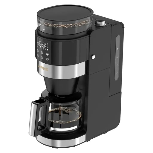 [11796] Lepresso Coffee Brewer With Bean Grinder 240V 900W Conical Burr Grinder Digital Control Keep‑Warm 1.35 L Water Tank | LP043 | LPCFFM0043 |