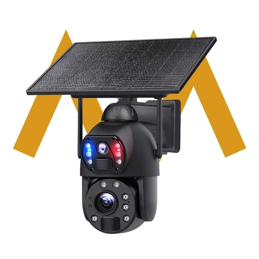 [11798] 7MD Dual Lens Solar Battery Security Camera - 24/7 Surveillance, Wire-Free PTZ, Dual View, IP66 Waterproof | 7MD599.4 |
