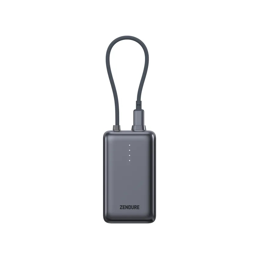 باور بانك Zendure SuperMini Pro بسعة 10000mAh | شحن سريع 30 واط PD | كابل مدمج | متينة لأجهزة الآيفون والأندرويد |  ZDSM10PD20-APRO |