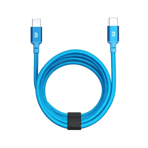 [11829] Zendure SuperCord USB-C to USB-C Fast Charging Cable – 1m, Nylon Braided, 50,000+ Bend Lifespan, Reinforced Strain Relief | ZDASAC2C-A |