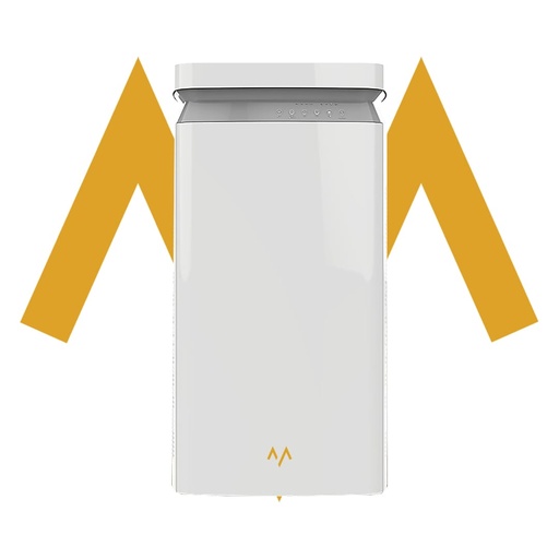 [11855] 7MD Air Purifier for Home | HEPA Air Cleaner with 400m³/h Air Volume, Anion Purifier for Large Rooms 61㎡+ | Active & Passive Filtration System | 7MD-90A |