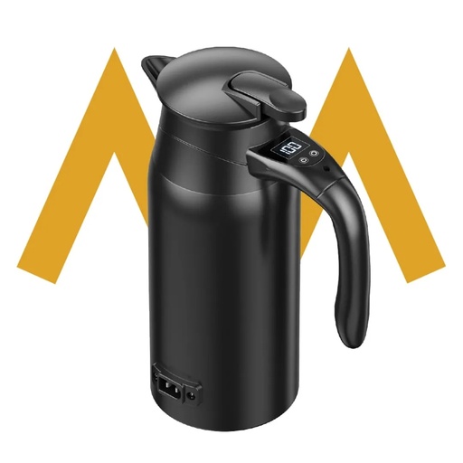 [11856] 7MD Car Electric Kettle – 800ml Smart Travel Kettle with Dual Voltage 12V/24V, Digital Display & Stainless Steel Build | 12-Month Warranty | 7MD800 |