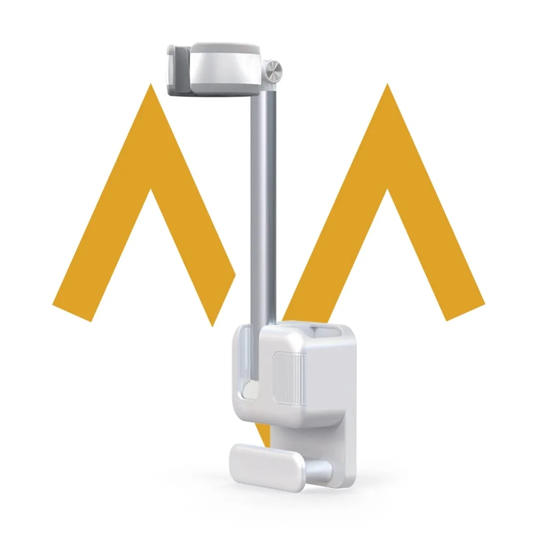7MD Wall Hair Dryer Holder – 180° Rotatable Aluminum Mount with Silicone Grip & Wire Hook | Tool-Free Installation | 12-Month Warranty | 7MD-X1 |