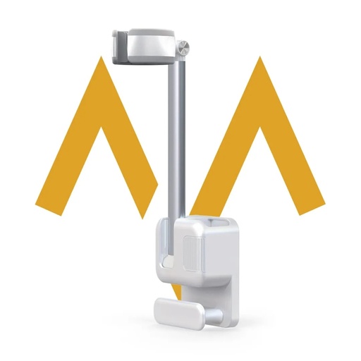 [11859] 7MD Wall Hair Dryer Holder – 180° Rotatable Aluminum Mount with Silicone Grip & Wire Hook | Tool-Free Installation | 12-Month Warranty | 7MD-X1 |