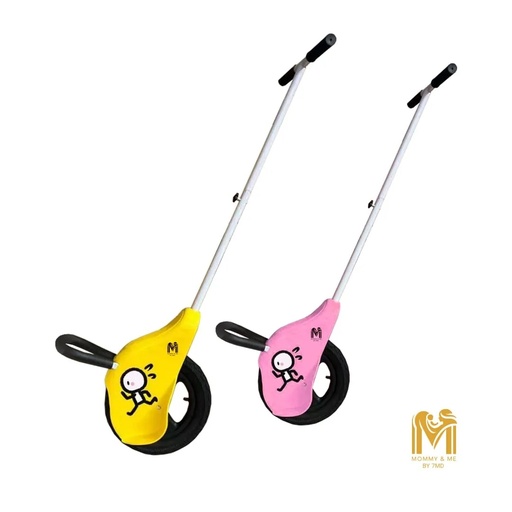 [11869] Mommy & Me Adventure Balance Scooter – One-Wheel Ride-On Toy with Handlebar for Kids Outdoor Fun