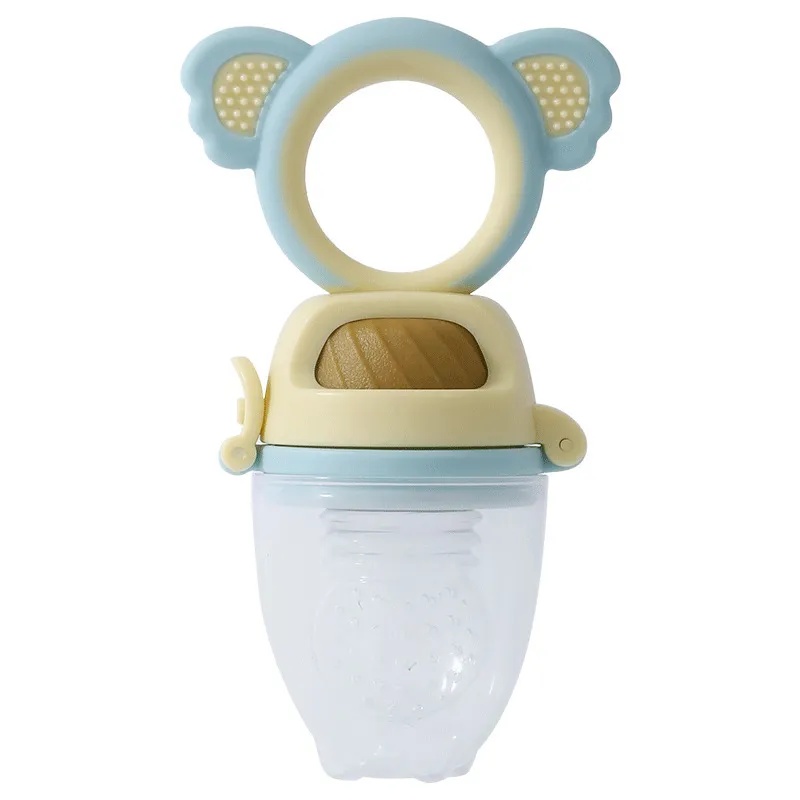 AMOR TINY Eco-Friendly Silicone Fruit Feeder – BPA-Free Baby Feeder for Fresh Fruit & Juice | Ages 0–12 Months