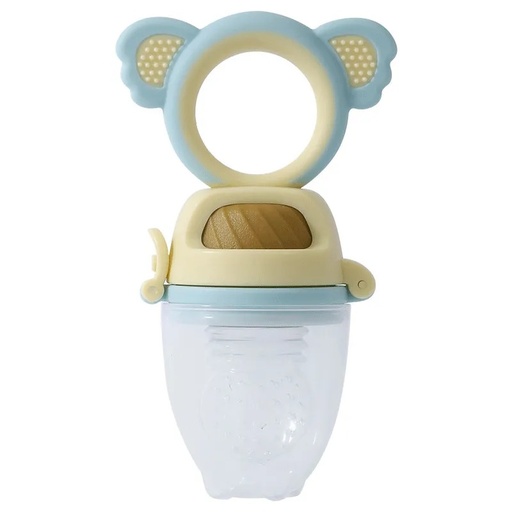 [11888] AMOR TINY Eco-Friendly Silicone Fruit Feeder – BPA-Free Baby Feeder for Fresh Fruit & Juice | Ages 0–12 Months