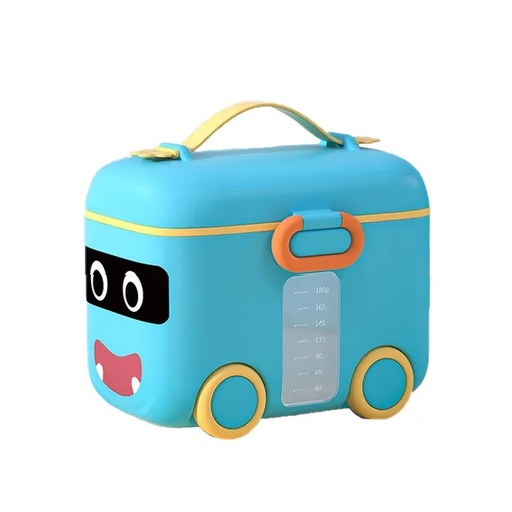 [11900]  AMOR TINY Car-Shaped Baby Milk Powder Box – Cute and Practical