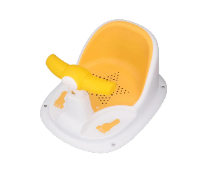 [11906] AMOR TINY Baby Shower Chair | Secure, Ergonomic Baby Bath Seat with Handle – Anti-Slip Suction, Easy to Clean, Versatile Infant Support
