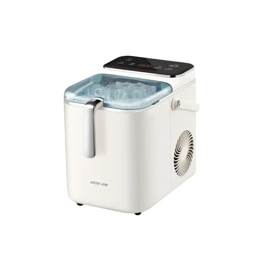 [11922] Green Lion Frost Core Ice Maker – Produces 12 kg/24 h Bullet Ice – 1.5 L Water Tank, Touch Control, LED Indicator, Eco-friendly | GNFROCICEWH |