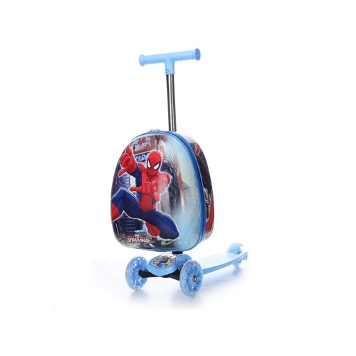 [U305] 🚨 DISPLAY PIECE 🚨 Cartoon kids Scooter Trolley Bag children Skateboard Bag wheels Lazy trolley bag 🚨 Without box 🚨