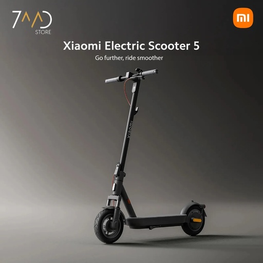 [11930] Xiaomi Electric Scooter 5 GL – 25 km/h Top Speed, 60 km Long Range, 350W Rear-Wheel Drive, 10-Inch Tubeless Tires, Dual Suspension, IPX5 Waterproof, Smart App | DDHBC35ZM |