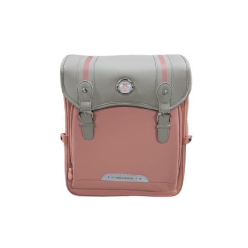 [11942] Hello Dragon Elementary School Student Backpack | Boys & Girls Lightweight Dual-Shoulder Bag with Spine Protection | Nylon Polyester Ridge Support | Suitable for Grades 1–6 | NPB23050L |