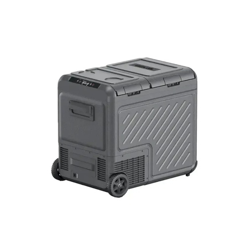 [11961] Green Lion GCF-55 Car Fridge 55L – Portable Compressor Refrigerator, 65W, Dual 12V/24V Power, Touch Display, Eco & Max Modes, Wheels & Child Lock – Ideal for Travel & Camping | GNCF55SBK |